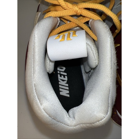 Nike ID 3 Kyrie Azurie Elizabeth Women Red Gold White Basketball Shoes Size 9.5 - Picture 5 of 16